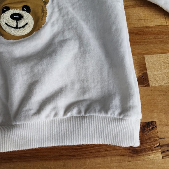 Moschino Baby Sweatshirt White Bear 12-18 months - Picture 10 of 15